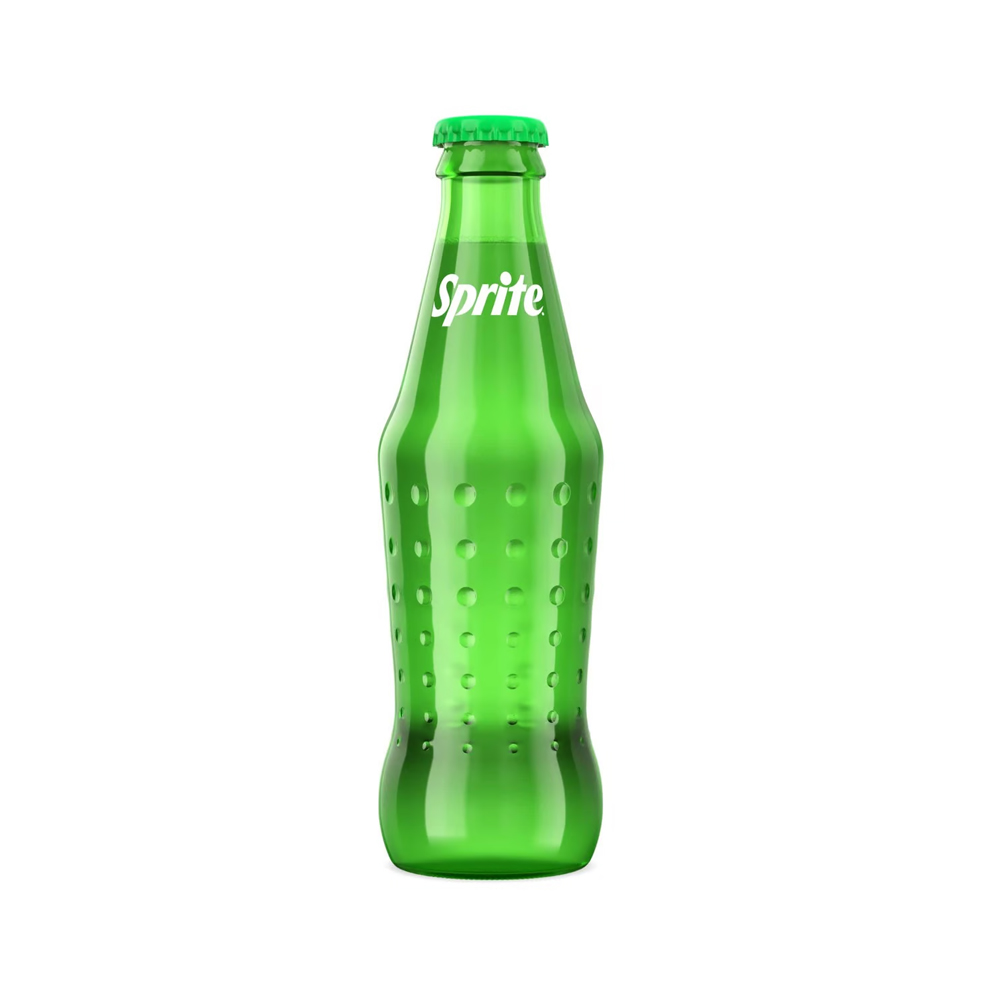 SPRITE CARBONATED SOFT DRINK GLASS BOTTLE, 250ML