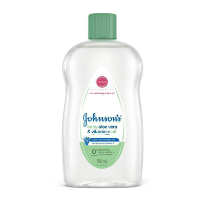JOHNSON'S BABY OIL ALOE VERA 500ML