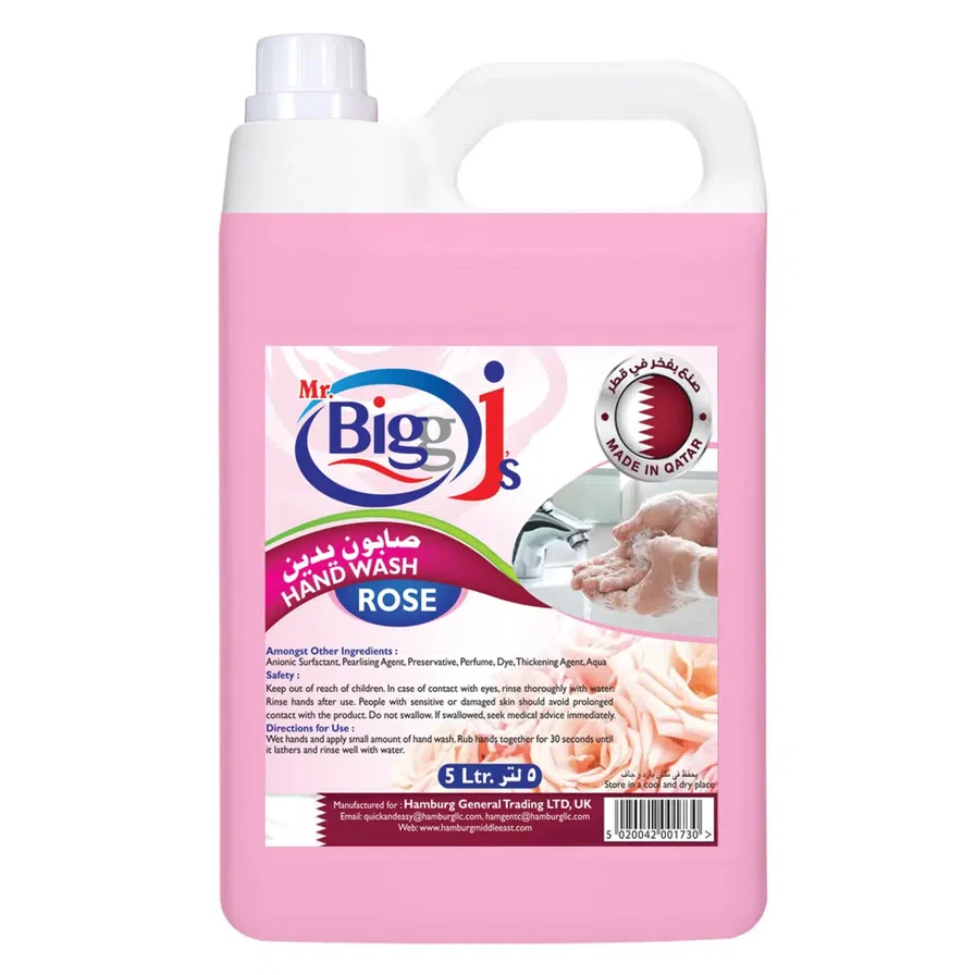 MR.BIGG J'S HANDWASH ROSE 5LTR