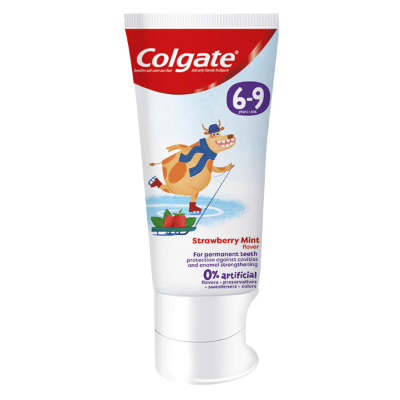COLGATE STRAWBERRY MINT FLAVOR 6-9 YEARS KIDS TOOTHPASTE, 60ML