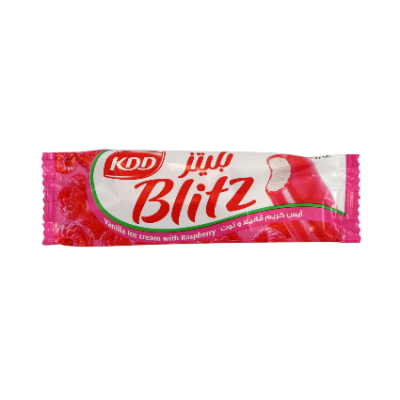 Kdd Blitz Vanilla ICE Cream With Raspberry Stick, 62.5ML