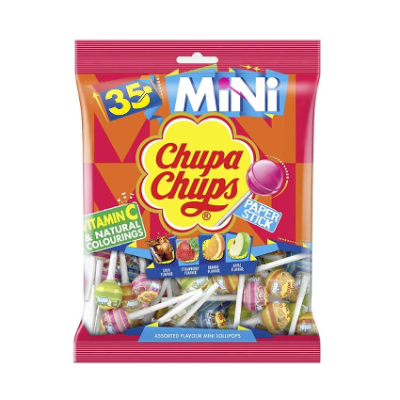 CHUPA CHUPS MINI LOLLIPOPS BAG, 210G