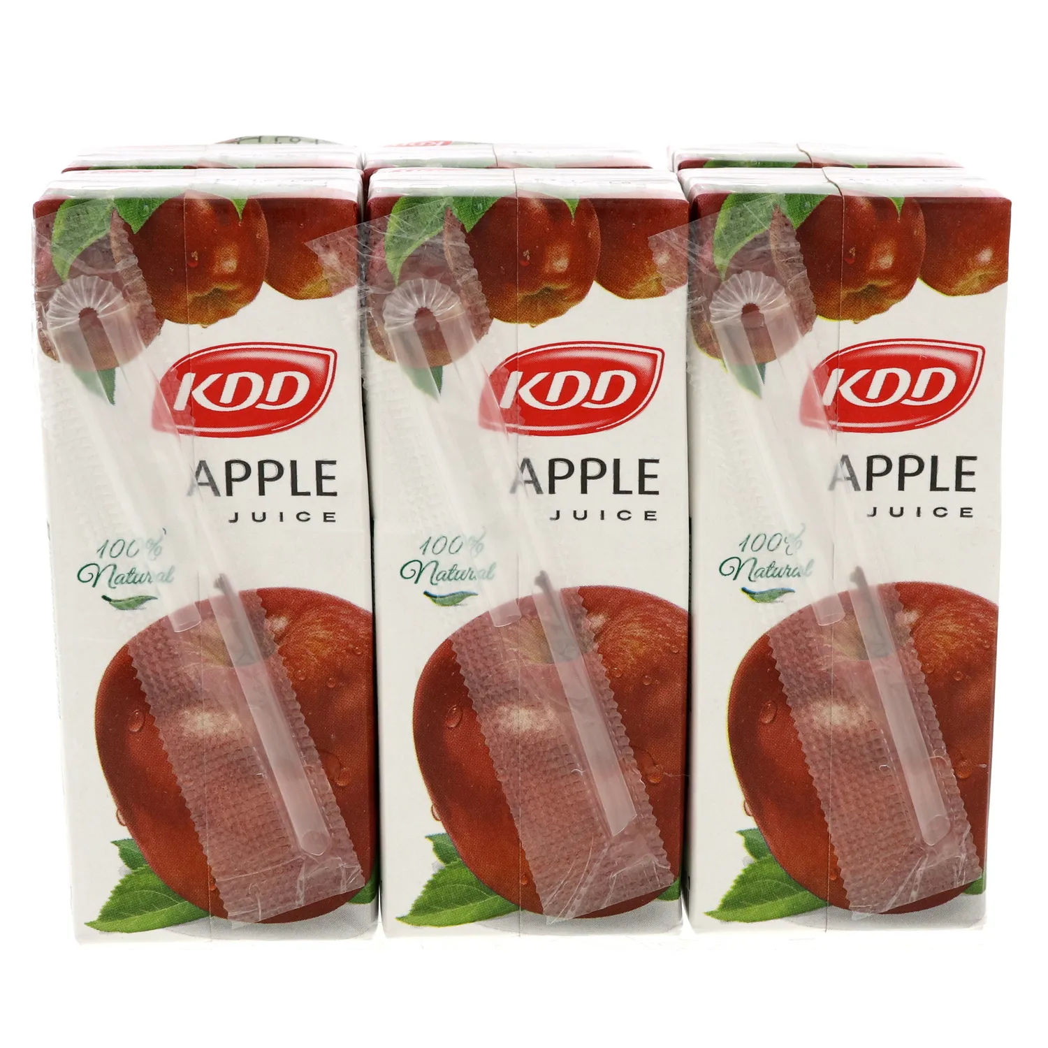KDD APPLE JUICE, 6X250ML