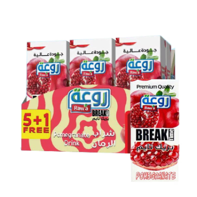 BREAK TIME POMEGRANATE DRINK 200 ML X6