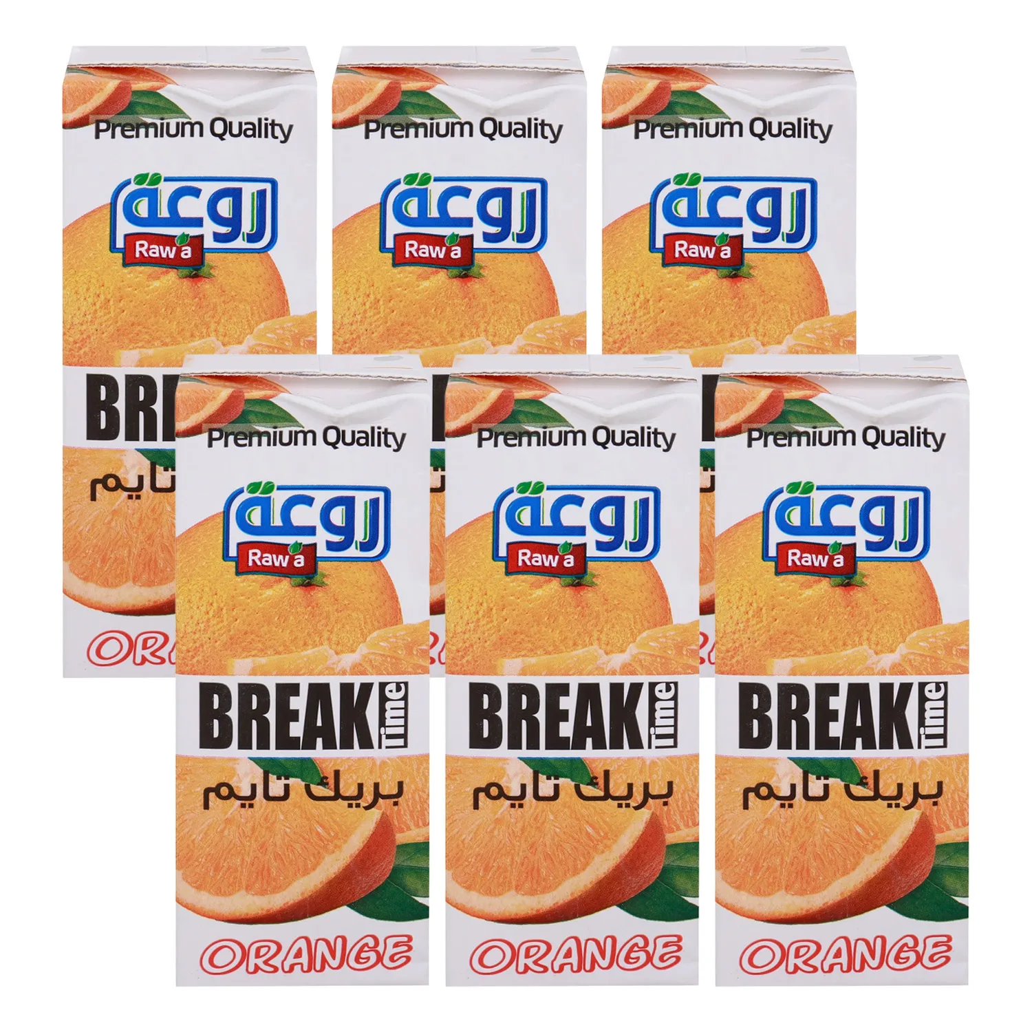 BREAK TIME ORANGE DRINK 200 ML X6