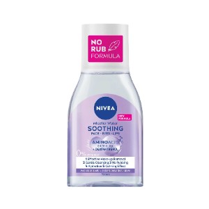 NIVEA SOOTHING MICELLAR WATER MAKEUP REMOVER FOR SENSITIVE SKIN, 100ML