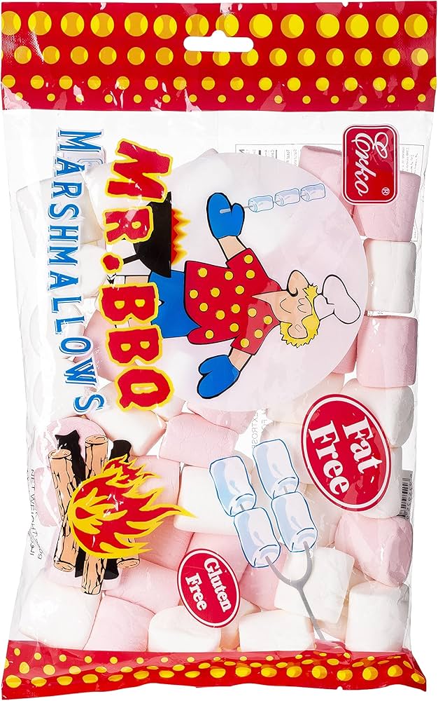 Erko MR. Bbq Pink/white Marshmallows 250gm