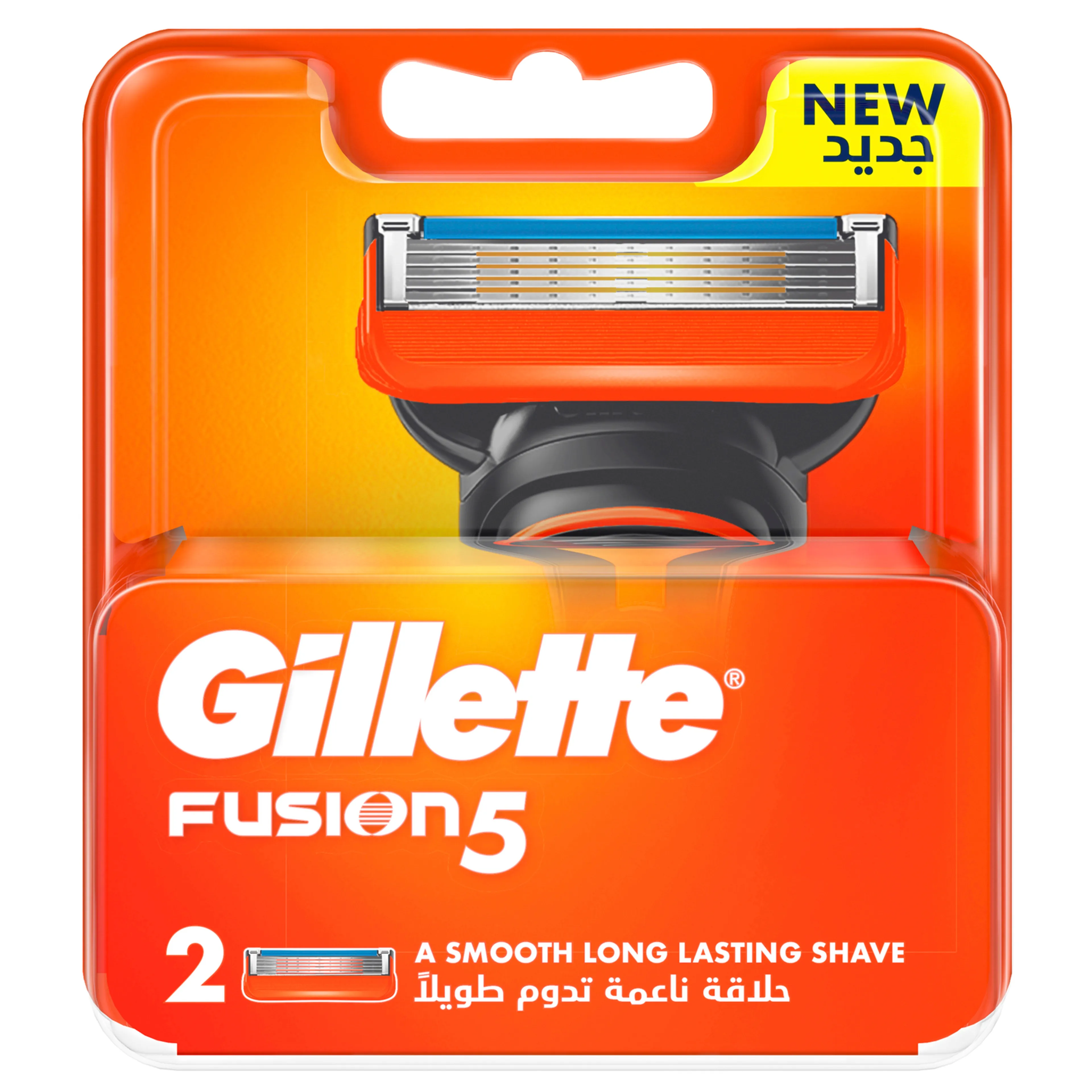 Gillette Fusion Men's Blade Refills, 2 Pieces
