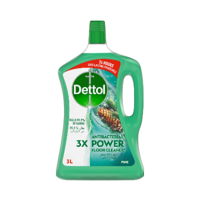 Dettol Pine Antibacterial 3x Power Floor Cleaner, 3l
