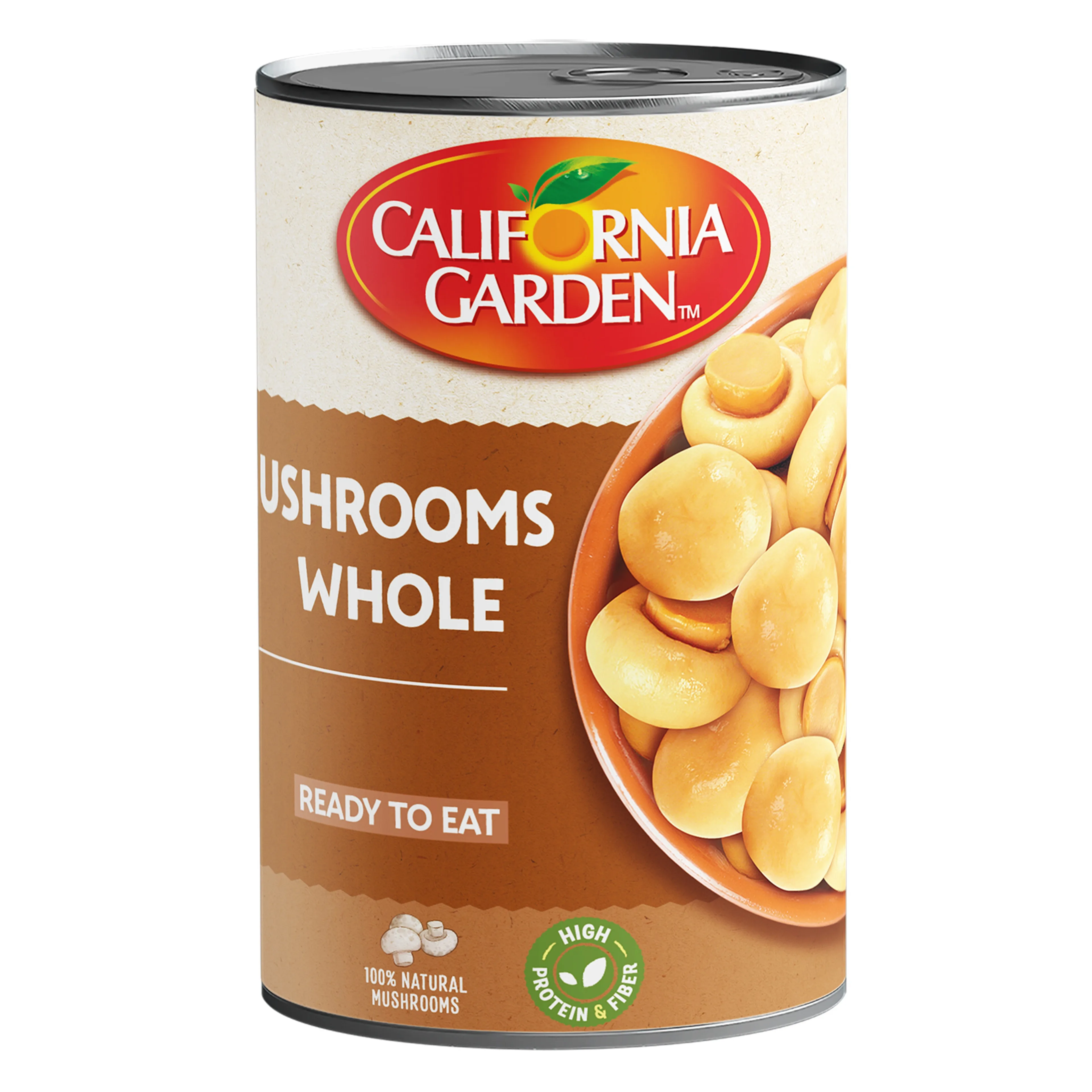 California Garden Whole Mushrooms 425 Gm