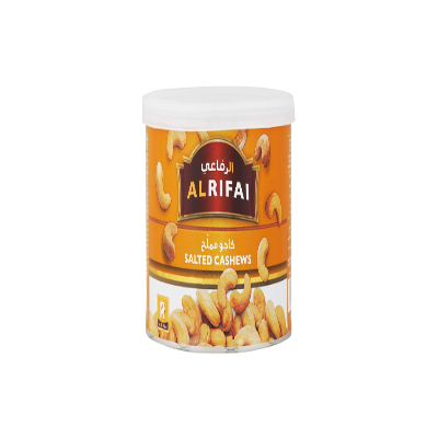 Alrifai Salted Cashews in Tin, 140gm