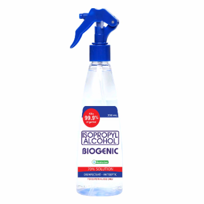 BIOGENIC ISOPROPYL ALCOHOL 70% SOLUTION 330ML