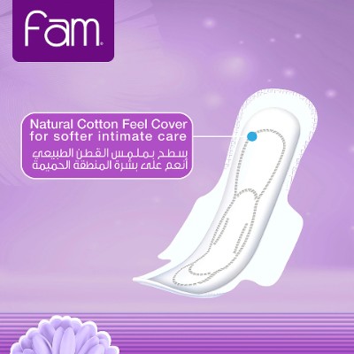 FAM PANTY LINERS 2 IN 1 8 PCS