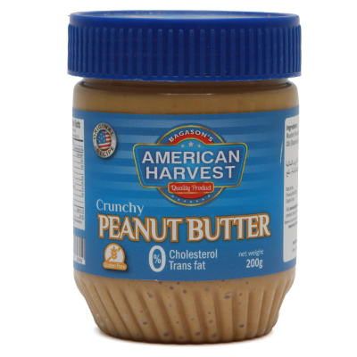 American Harvest Crunchy Peanut Butter Spread, 200gm