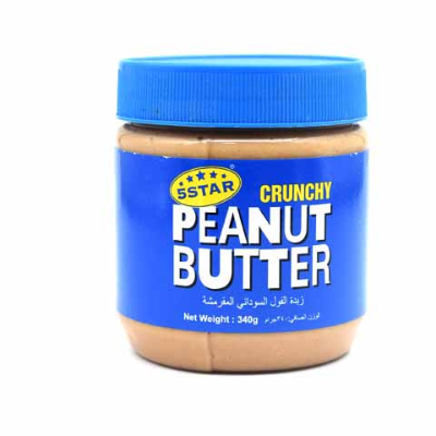 5star Crunchy Peanut Butter, 340gm