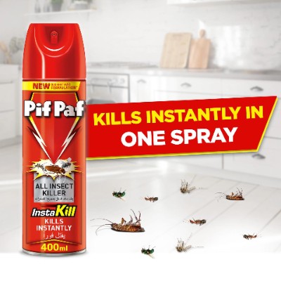 PIF PAF INSTAKILL FLYING INSECT KILLER SPRAY, 400ML