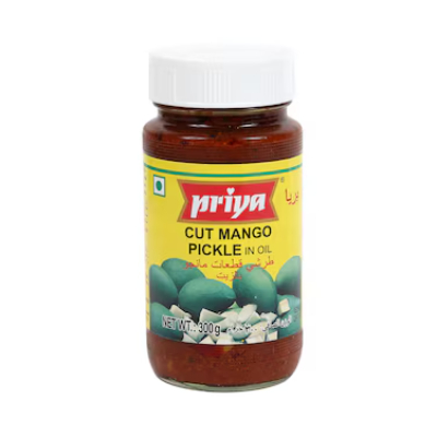 Priya Cut Mango Pickle in Oil, 300gm