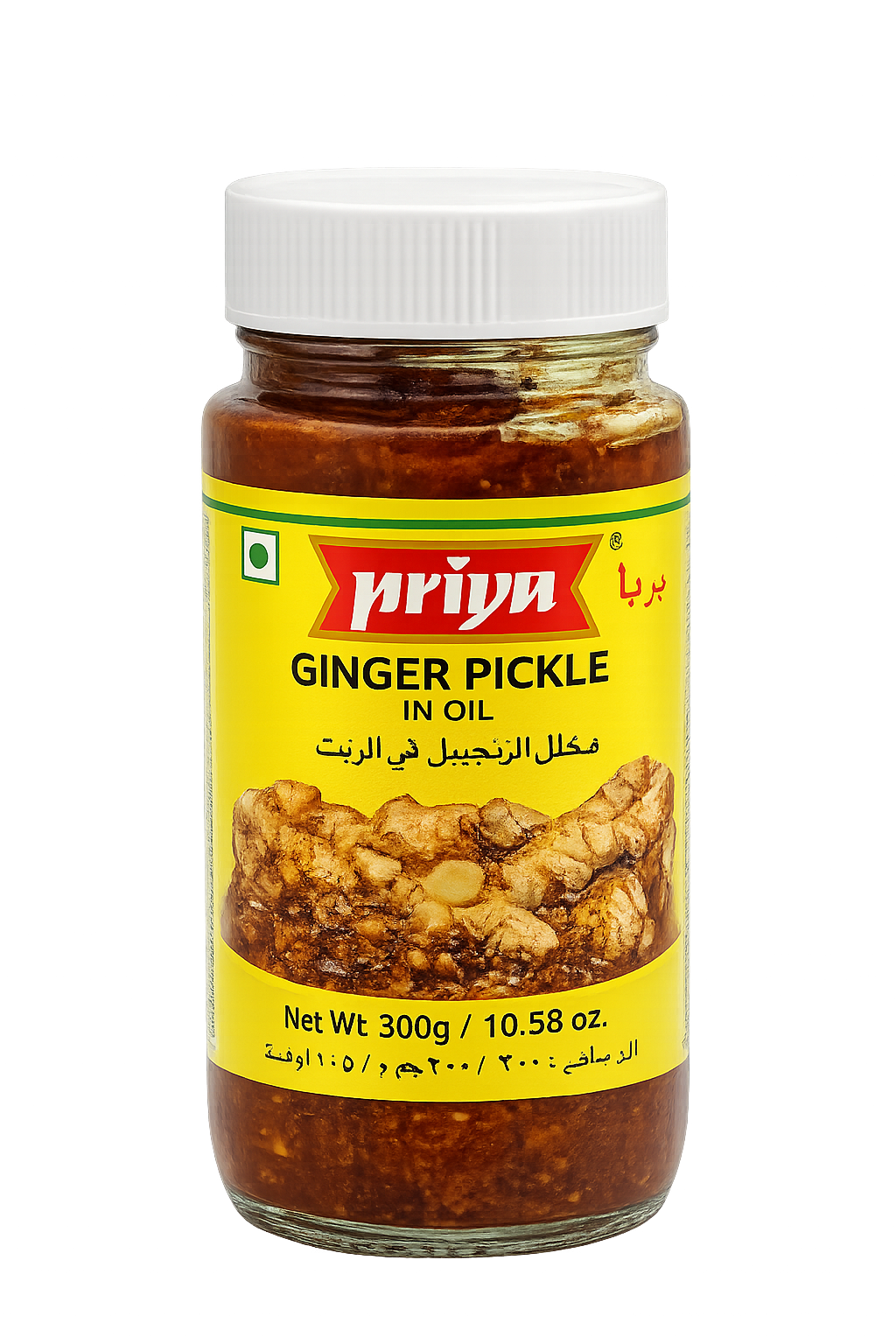 Priya Ginger Pickle in Oil, 300gm