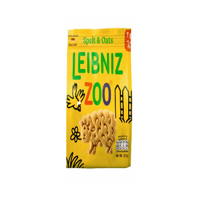 LEIBNIZ ZOO BISCUITS WITH SPELTS & OATS, 100G