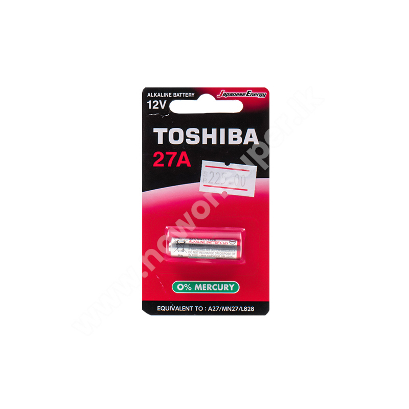 Toshiba Household Battery Single,  27a