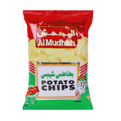Al Mudhish Salt & Vinegar Potato Chips, 75gm