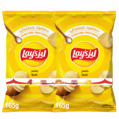 Lay's Salt Potato Chips, 165gm