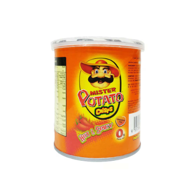 Mister Potato Hot & Spicy Crisps, 45gm
