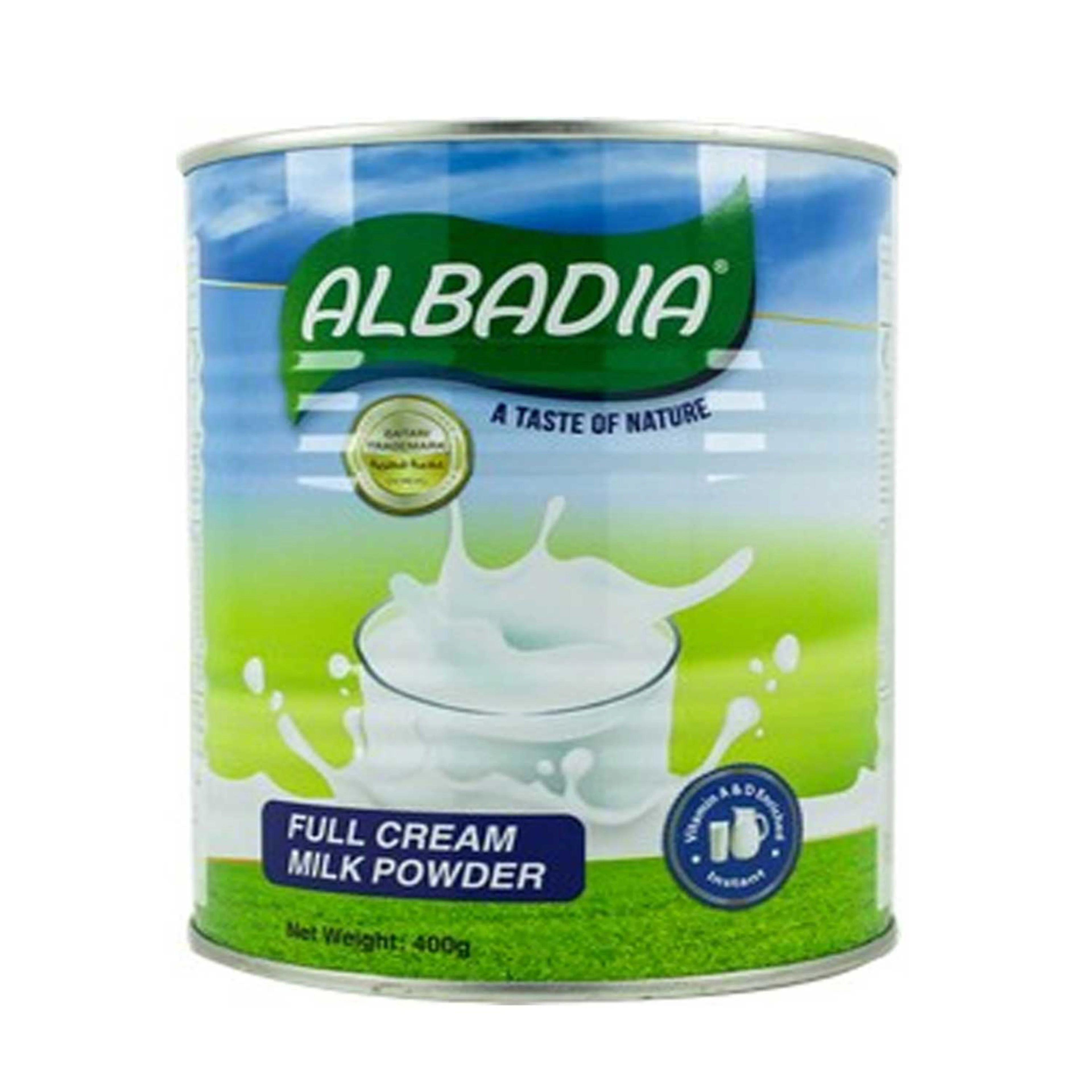 Al Badia Full Cream Milk Powder Tin, 400gm