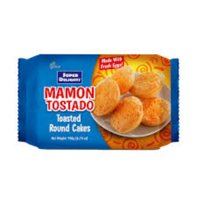 Super Delights Mamon Tostado Round Cakes, 190gm