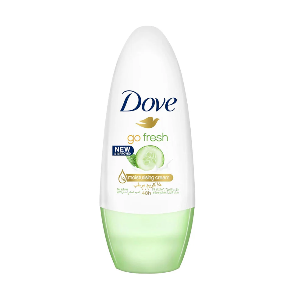 Dove Go Fresh Cucumber Antiperspirant Roll-on for Women, 50ML