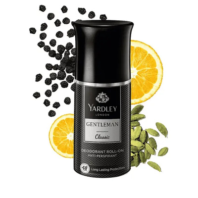 Yardley Gentleman Classic Deodorant Roll on, 50ML