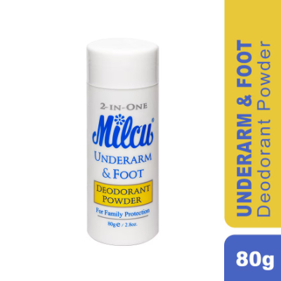 Milcu Underarm & Foot Deodorant Powder 80 GM