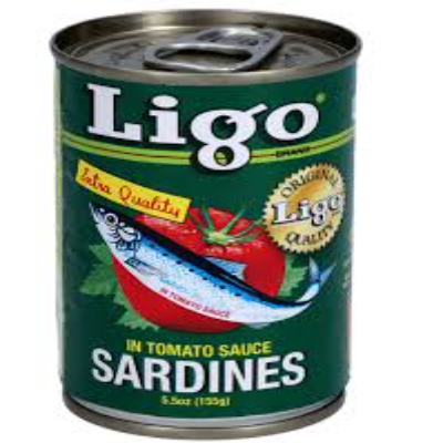Ligo Sardines in Tomato Sauce Regular 155 Gm
