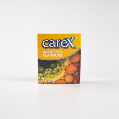 Carex Condoms Assorted Flavours 3s