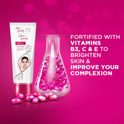 Fair & Lovely Glow & Lovely Multi-vitamin Face Serum Cream for Glowing Skin, 25gM