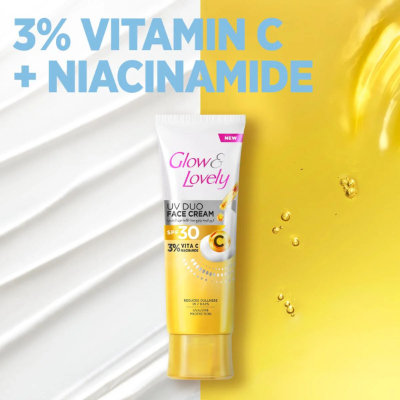 Glow & Lovely UV Duo Face Cream Spf30, 100gm