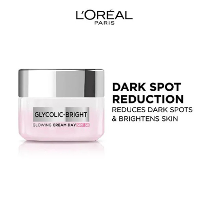L'oreal Paris Glycolic Bright Glowing Day Cream Spf 17, 50ML