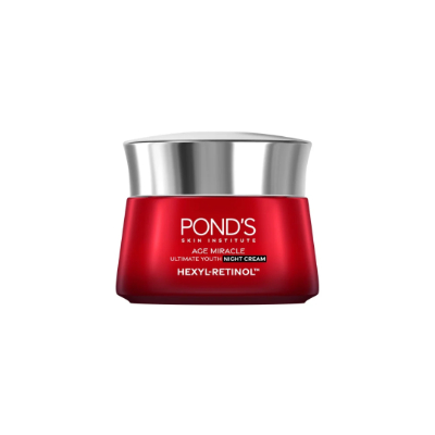 Pond's Age Miracle Ultimate Youth Night Face Cream With Hexyl Retinol, 50gm