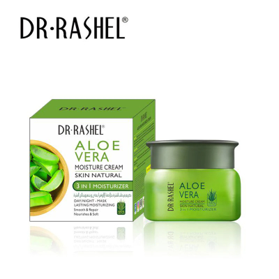 DR.RASHEL ALOE VERA MOISTURE CREAM SKIN NATURAL 3 IN 1 MOISTURIZER, 50G