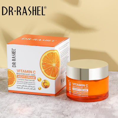 DR.RASHEL VITAMIN C BRIGHTENING & ANTI-AGING NIGHT CREAM WHITE, 50G
