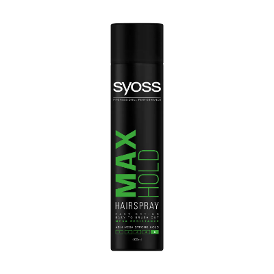 SYOSS MAX HOLD HAIR SPRAY, 400ML