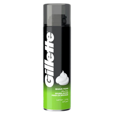 GILLETTE SHAVE FOAM LEMON LIME 200 ML