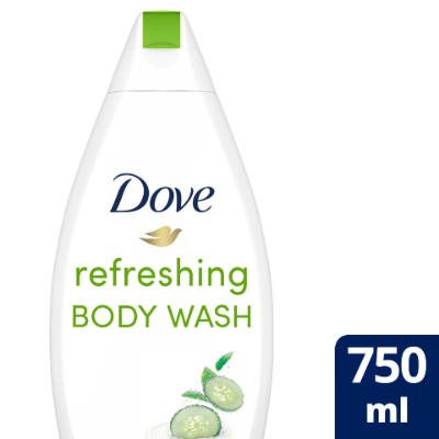 DOVE SHOWER GEL FRESHING, 750ML