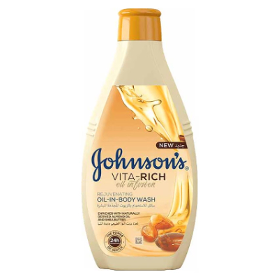JOHNSON'S VITA-RICH OIL-IN-BODY WASH, 400ML