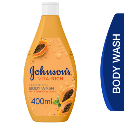 JOHNSON'S VITA RICH SMOOTHING BODY WASH 400 ML