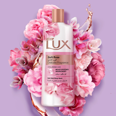 LUX SOFT FRAGRANT SKIN SOFT ROSE 250ML