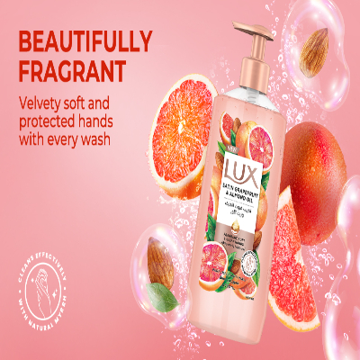 LUX REVITALIZING BODY WASH, GRAPEFRUIT, WITH VITAMIN C ESSENCE & 2X FRESHNESS, 700ML