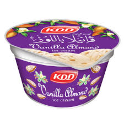 Kdd Vanilla Almond ICE Cream Cup, 167ML