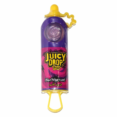 Bazooka Black Currant Juicy Drop Pop Candy, 26gm