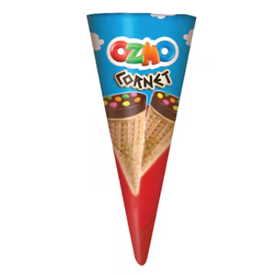 Ozmo Cornet Chocolate Wafer Biscuits, 25gm